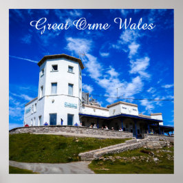 Grote Orme Wales. Poster