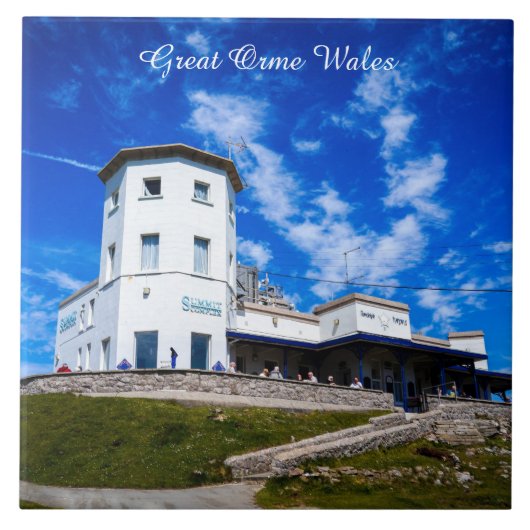 Grote Orme Wales. Tegeltje (Voorkant)