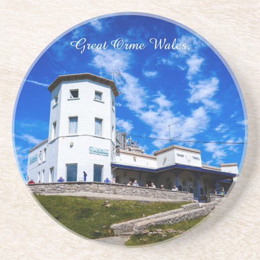Grote Orme Wales. Zandsteen Onderzetter (Voorkant)