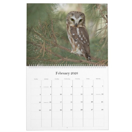 Grote orwemkalender kalender (Feb 2026)