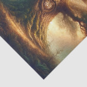 Grote oude eiken boom betoverde rustieke bos bruil tissuepapier (Detail)