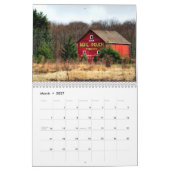 Grote oude landelijke schuren in 2013 kalender (Mar 2027)