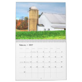 Grote oude landelijke schuren in 2013 kalender (Feb 2027)