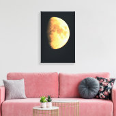 Grote Oude Maan 11x16.5 (27.5x41.25cm) waccna Canvas Afdruk (Insitu (Woonkamer))