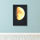 Grote Oude Maan 11x16.5 (27.5x41.25cm) waccna Canvas Afdruk (Insitu (Houten vloer))