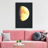 Grote Oude Maan 16x24 (40x60cm) waccna Canvas Afdruk (Insitu (Woonkamer))