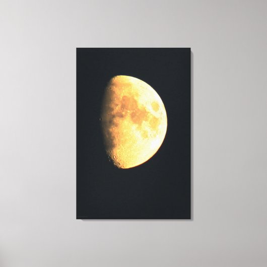 Grote Oude Maan 24x36 (60x90cm) waccna Canvas Afdruk (Voorkant)