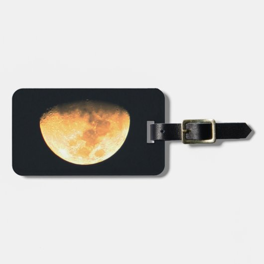 Grote oude maan cd ltcnm bagagelabel (Voorkant horizontaal)