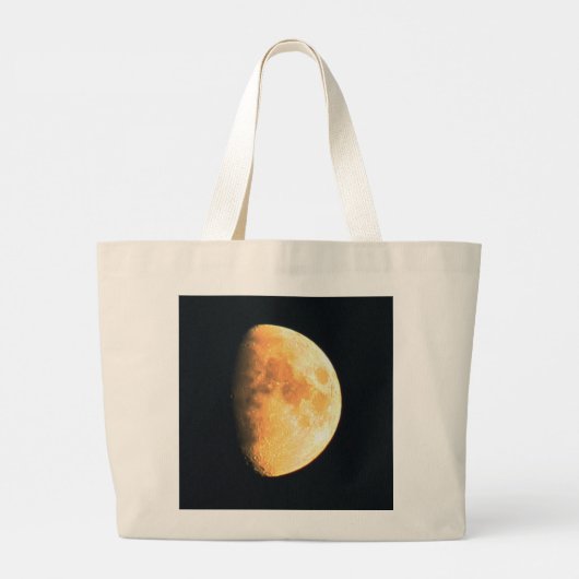 Grote oude maan jtcna tote bag (Achterkant)