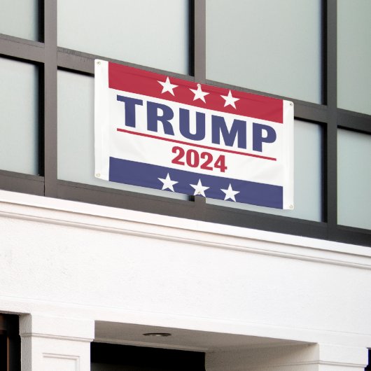 Grote Outdoor Trump 2024 Banner (Buitenkant Gebouw)