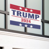 Grote Outdoor Trump 2024 Banner (Buitenkant Gebouw)