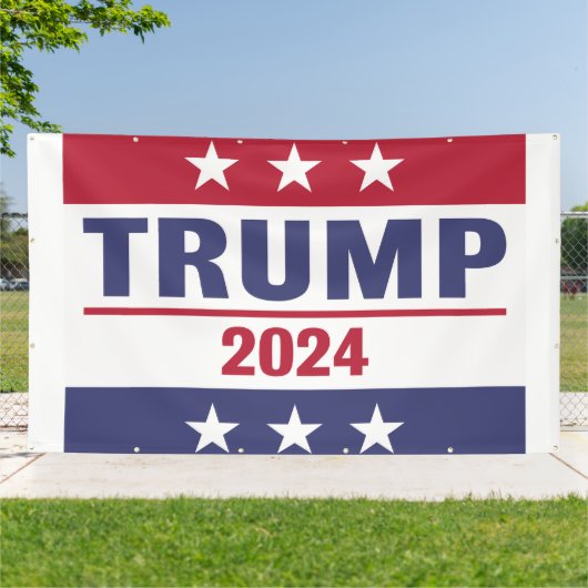 Grote Outdoor Trump 2024 Banner (Buitenkant)