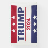 Grote Outdoor Trump 2024 Banner (Verticaal)