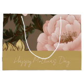 Grote oversized bloem groot cadeauzakje (Achterkant)