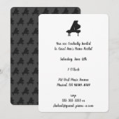 Grote overweging van Piano Herhaling achterlegger Kaart (Voorkant / Achterkant)