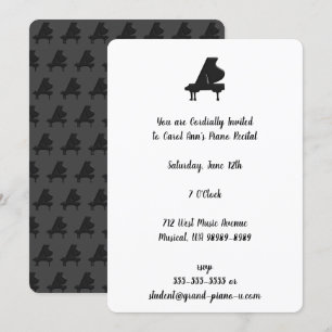 Grote overweging van Piano Herhaling achterlegger Kaart
