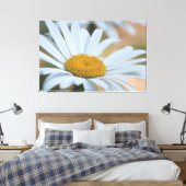 Grote overzeese Daisy Canvas Afdruk (Insitu (Slaapkamer))