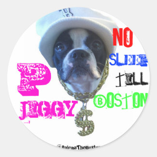 Grote P-Jiggy sticker! Ronde Sticker