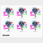 Grote P-Jiggy sticker! Ronde Sticker (Vel)