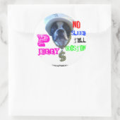 Grote P-Jiggy sticker! Ronde Sticker (Tas)