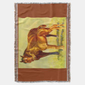 grote paard kleine paard deken (Voorkant Verticaal)