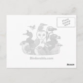 Grote paarden briefkaart (Achterkant)