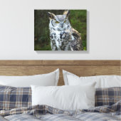 Grote paarden canvas afdruk (Insitu (Slaapkamer))