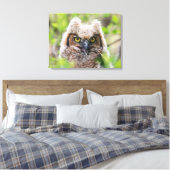 Grote paarden canvas afdruk (Insitu (Slaapkamer))