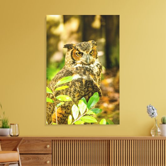 Grote paarden canvas afdruk (Insitu (Woonkamer))