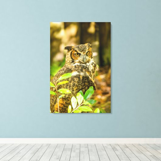 Grote paarden canvas afdruk (Insitu (Houten vloer))