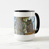 Grote paarden en kippen mok (Voorkant rechts)