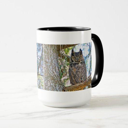 Grote paarden en kippen mok (Voorkant rechts)