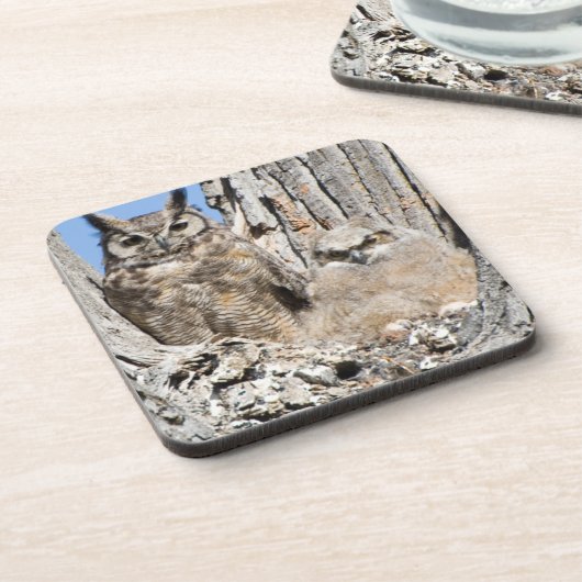 Grote paarden en konijnen bier onderzetter (Linkerzijde)