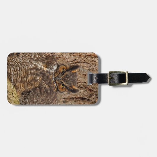 Grote paarden in de Douglas Fir Bagagelabel (Voorkant horizontaal)