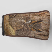 Grote paarden in de Douglas Fir Golfheadcover (Voorkant)