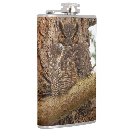 Grote paarden in de Douglas Fir Heupfles (Rechts)