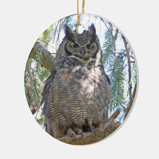 Grote paarden keramisch ornament (Links)