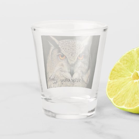 Grote paarden shot glas (Achterkant)