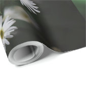 Grote paarse en witte bloementuin cadeaupapier (Rol Hoek)