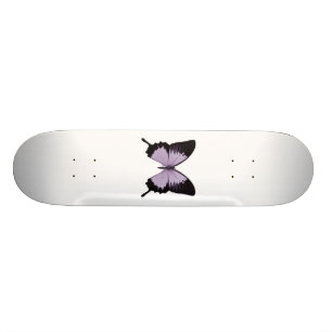 Grote Paarse en zwarte vlinder Skateboard