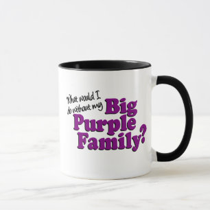 Grote Paarse familie Mok #2