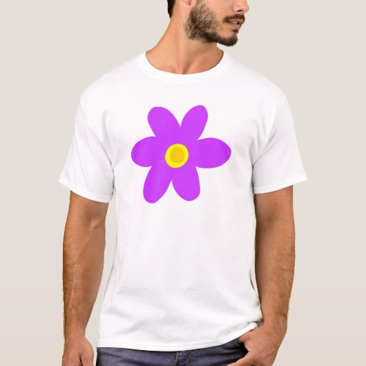 Grote Paarse ventilator T-shirt (Voorkant)