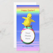 Grote Paas Kippenvleugels Feestdagenkaart (Voorkant / Achterkant)