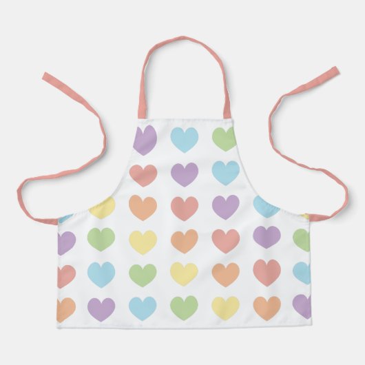 Grote paasharten schort (Voorkant)