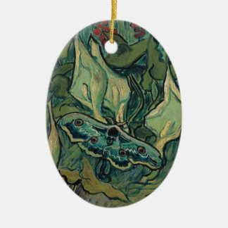 Grote Pacock Emperor Moth Van Gogh Fine Art Keramisch Ornament