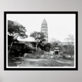 Grote pagode in Soochow, China 1898 Poster (Voorkant)