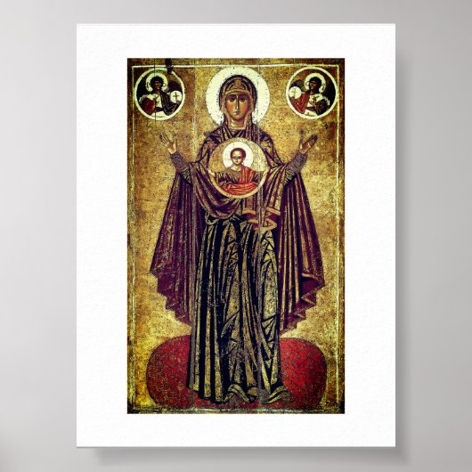 Grote Panagia uit Jaroslavl Poster (Voorkant)