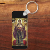 Grote Panagia uit Jaroslavl Sleutelhanger (Achterkant)
