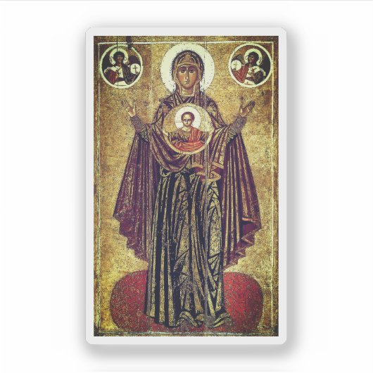 Grote Panagia uit Jaroslavl Sticker (Voorkant)