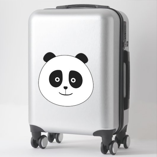 Grote Panda-Sticker Sticker (Koffer)
